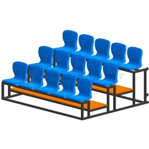 Купить Трибуна мобильная 3 ряда сиденья пластиковые на 15 мест в Тавде 