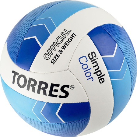Купить Мяч волейбольный Torres Simple Color любительский р.5 в Тавде 
